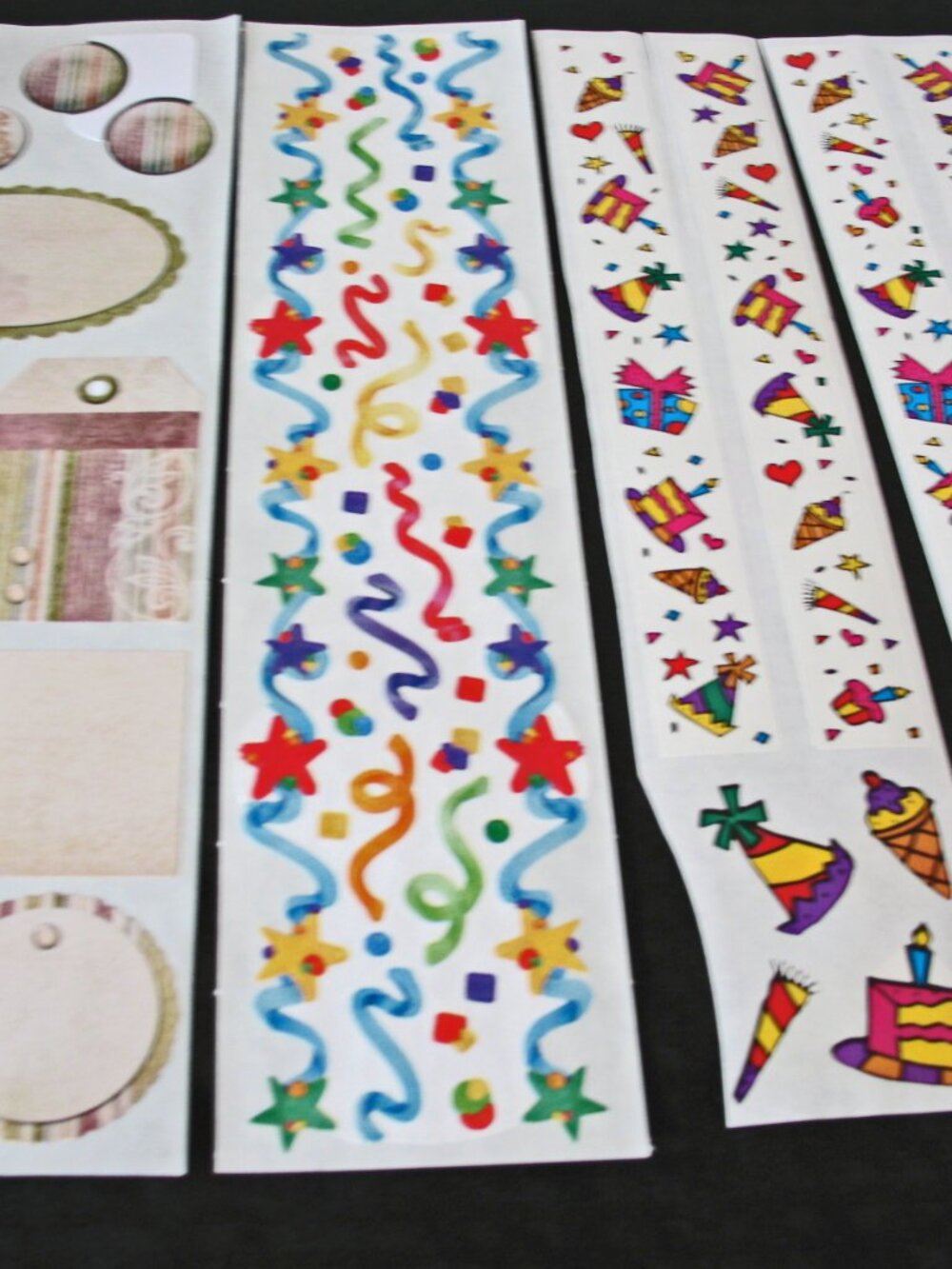 Creative Memories and more CELEBRATE Stickers (Party, Birthday,)  Gr Lengths.  T